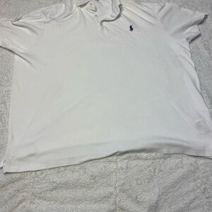 White Polo Ralph Lauren Polo Shirt Classic Fit Men’s XL